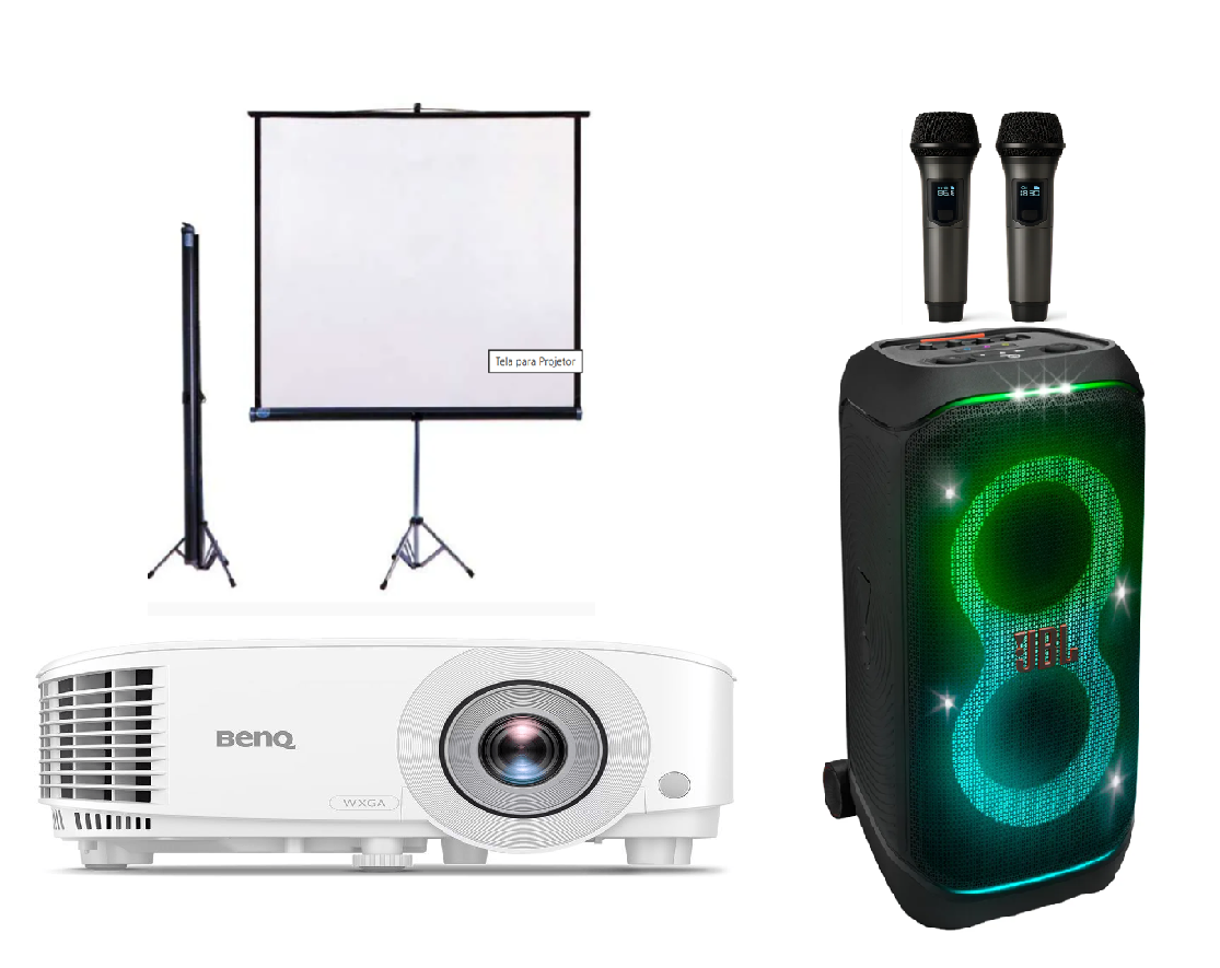 Kit Projeção de Imagem + Som